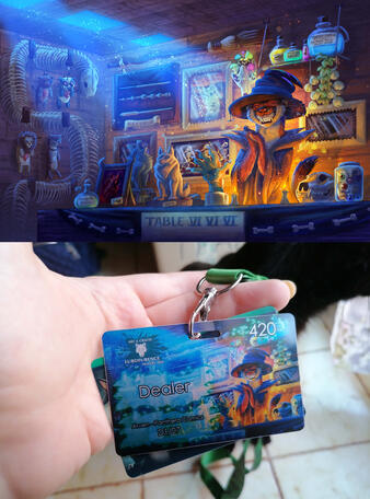 Eurofurence 27 Dealer badge art